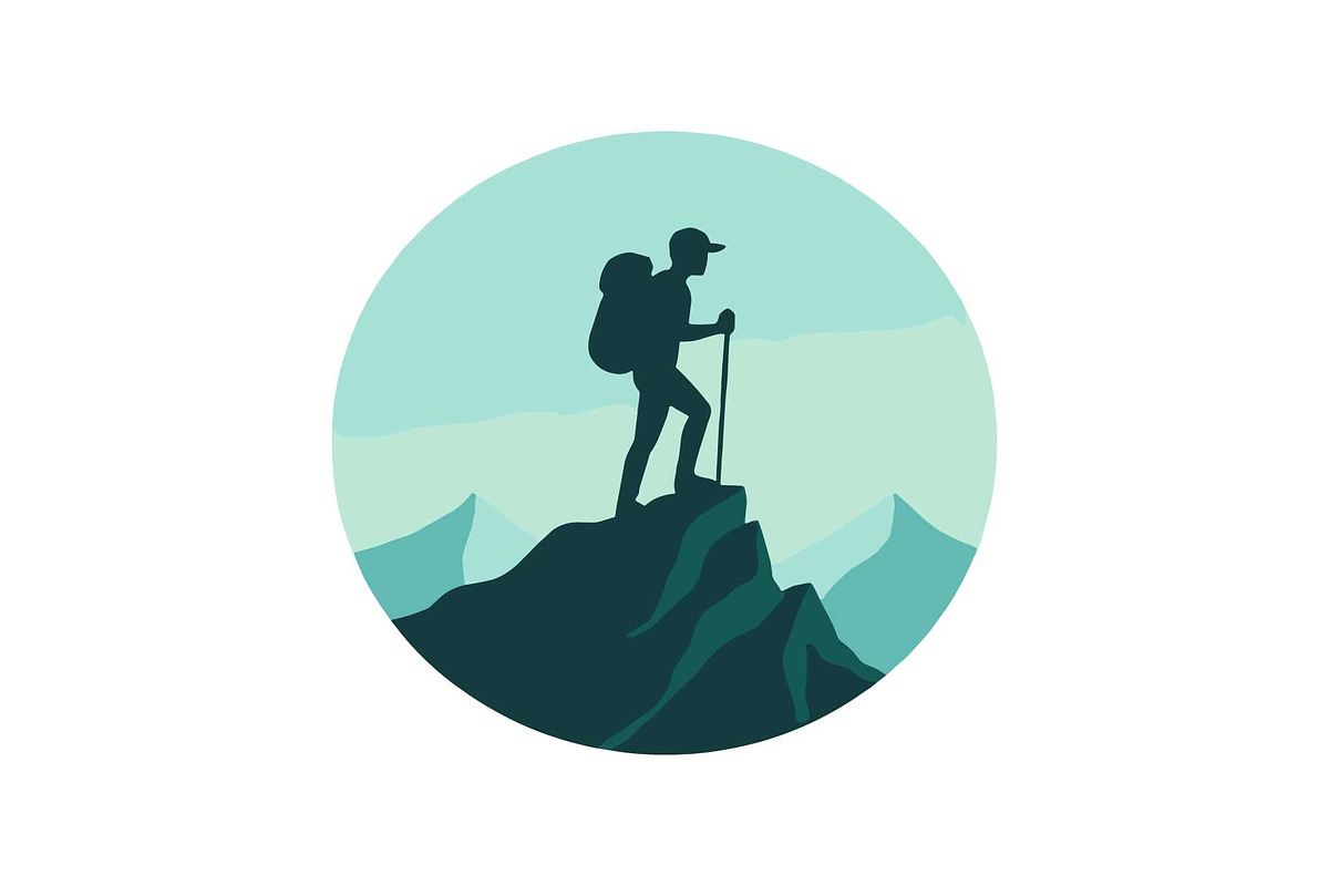 Mountain Explorer 12 Silhouette Set, an Object Graphic by yasushie (Photo 5 of 13)