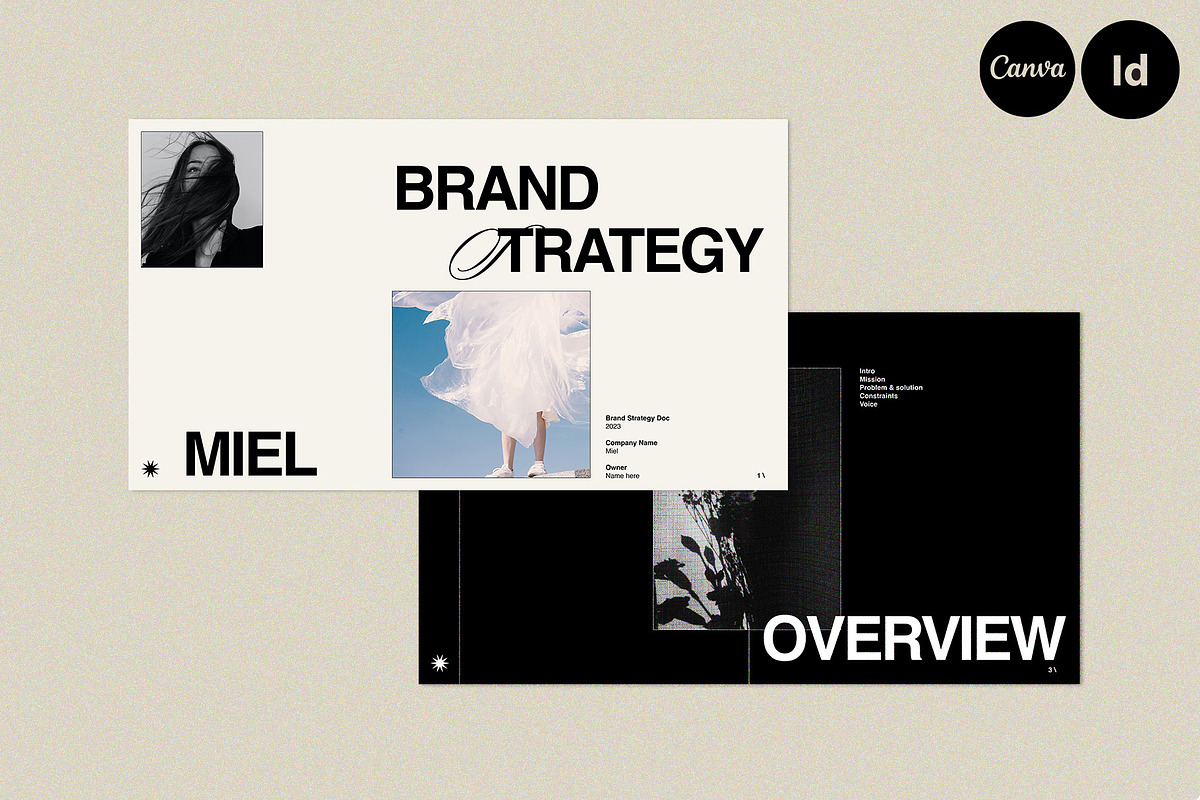 MIEL – Brand Strategy Template, a Design Template by TheMockeryShop (Photo 1 of 4)