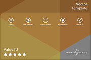 Polygon Vector Geometric Background, a Flyer Template by MAOV (Thumbnail 3 of 3)