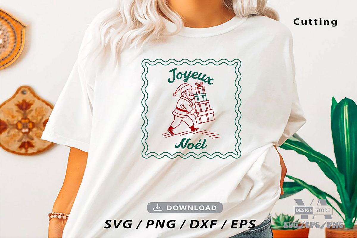 Christmas Frame Hand-drawn SVG Bundl, an Illustration by Ya_ Design Store (Photo 4 of 11)