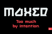 Maxed, a Sans Serif Font by Fontanatype (Thumbnail 1 of 5)