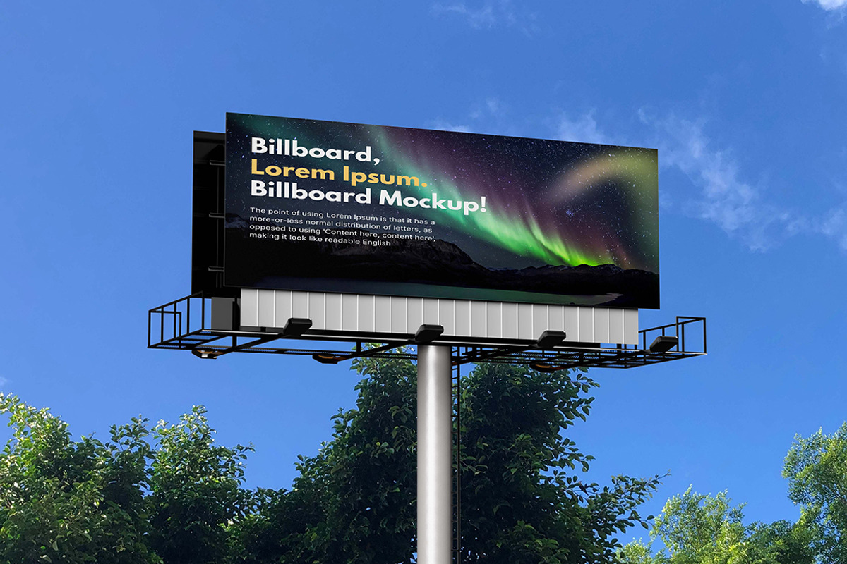 Billboard Mockup, an Advertising Mockup by seramoe (Photo 3 of 5)