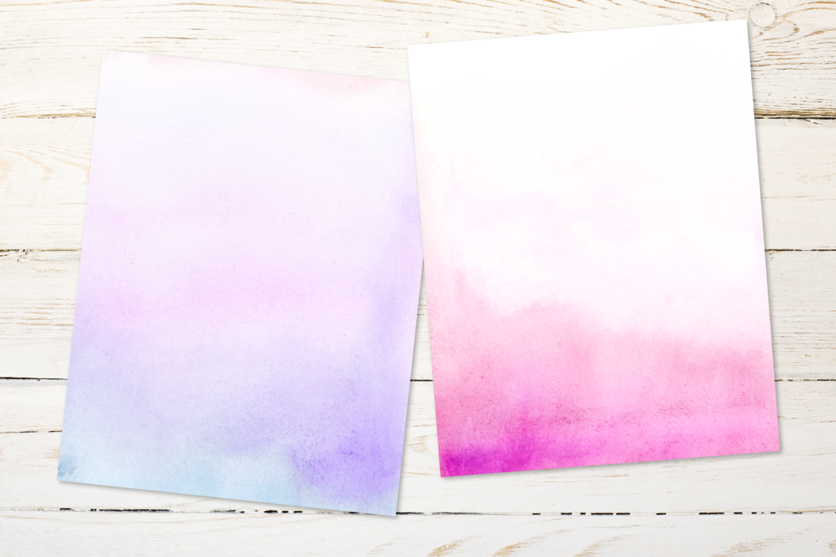 Ombre Watercolor Backgrounds, a Texture Graphic by Sugar and Ink (Photo 2 of 4)