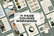 Course Workbook - Tropical Boho, a Social Media Template by Freedom Business Shop (Thumbnail 1 of 9)