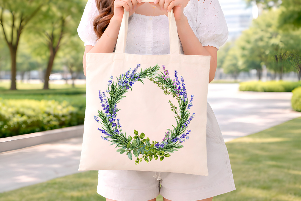 Watercolor Herbs Clipart, an Object Illustration by Digital Artistic99 (Photo 9 of 11)