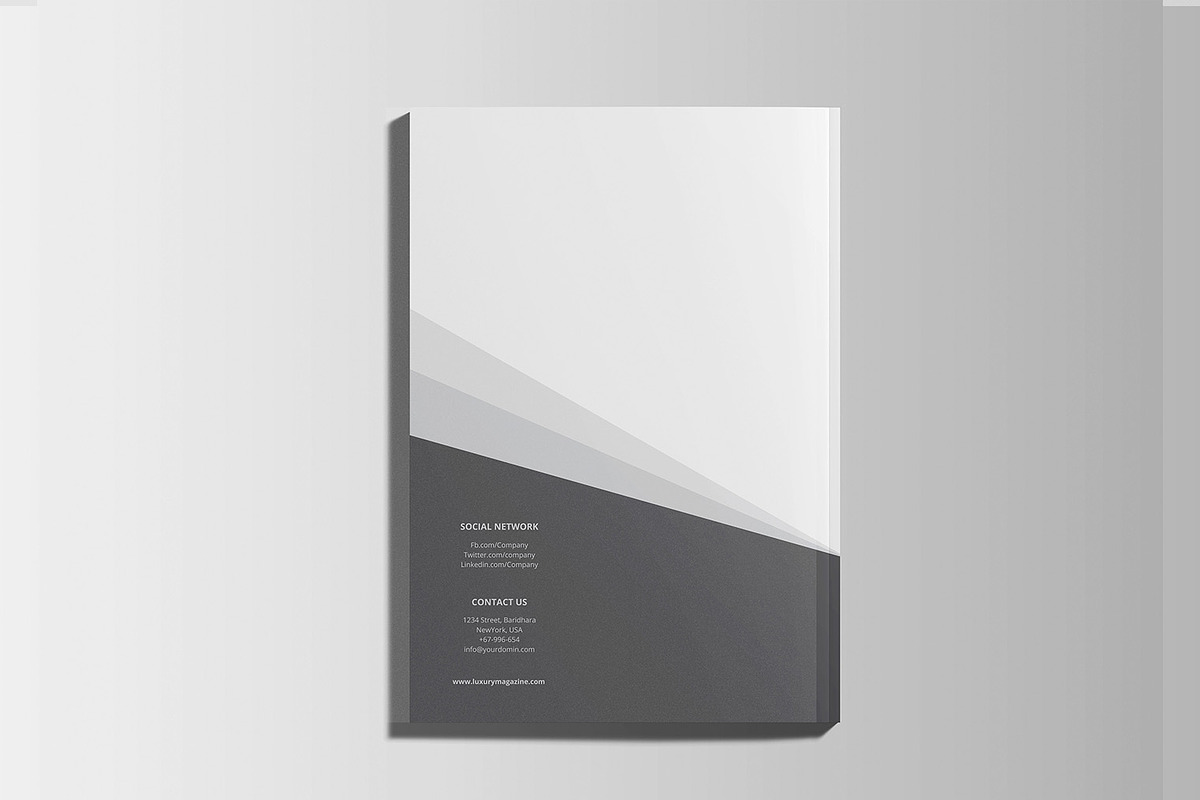 Gray Scale Fashion Magazine, a Magazine Template by Layout Design (Photo 10 of 10)