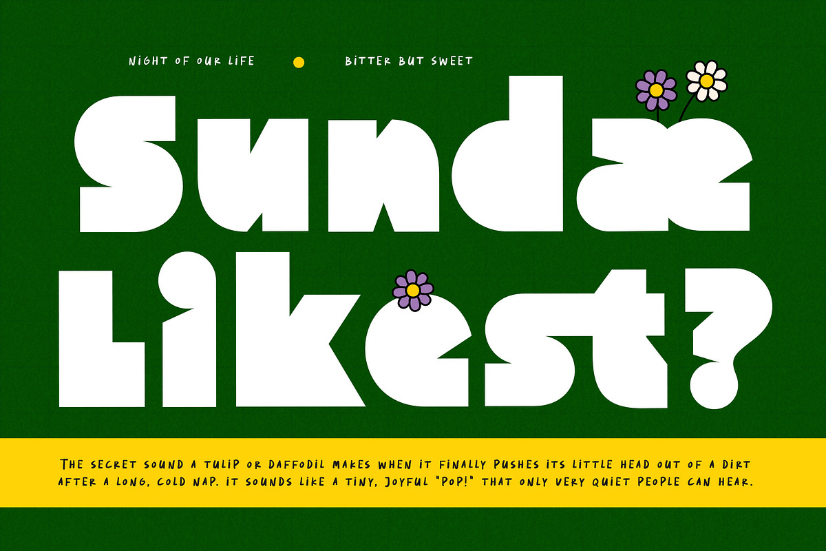 Foire - Playful Bold Solid Font, a Sans Serif Font by Typia Nesia (Photo 4 of 12)