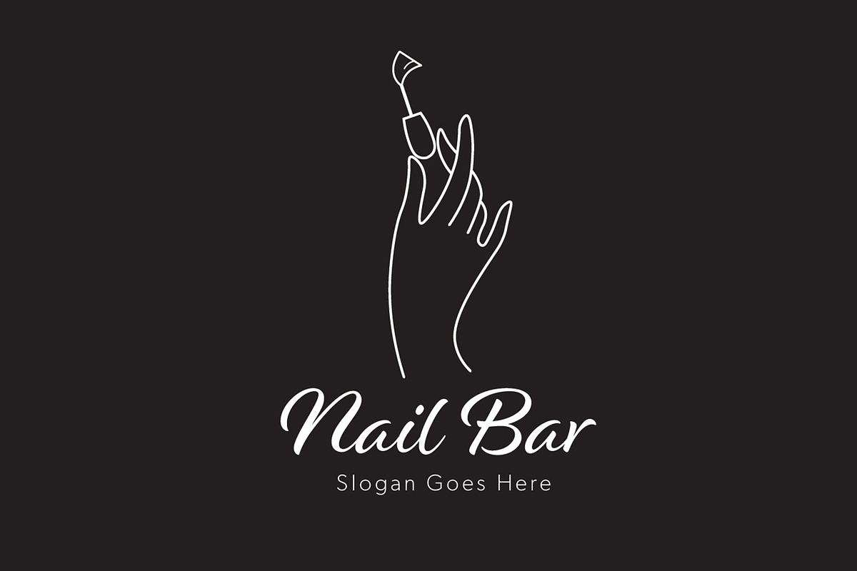 Nail Bar Logo Template, a Branding & Logo Template by BrandPacks (Photo 4 of 4)