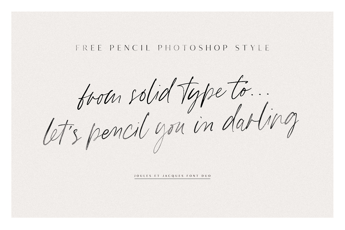 Joules et Jacques Font Duo, a Handwritten Font by Nicky Laatz (Photo 15 of 20)