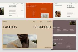 Bona : Lookbook Deck Google Slides, a Presentation Template by Punkl Camp