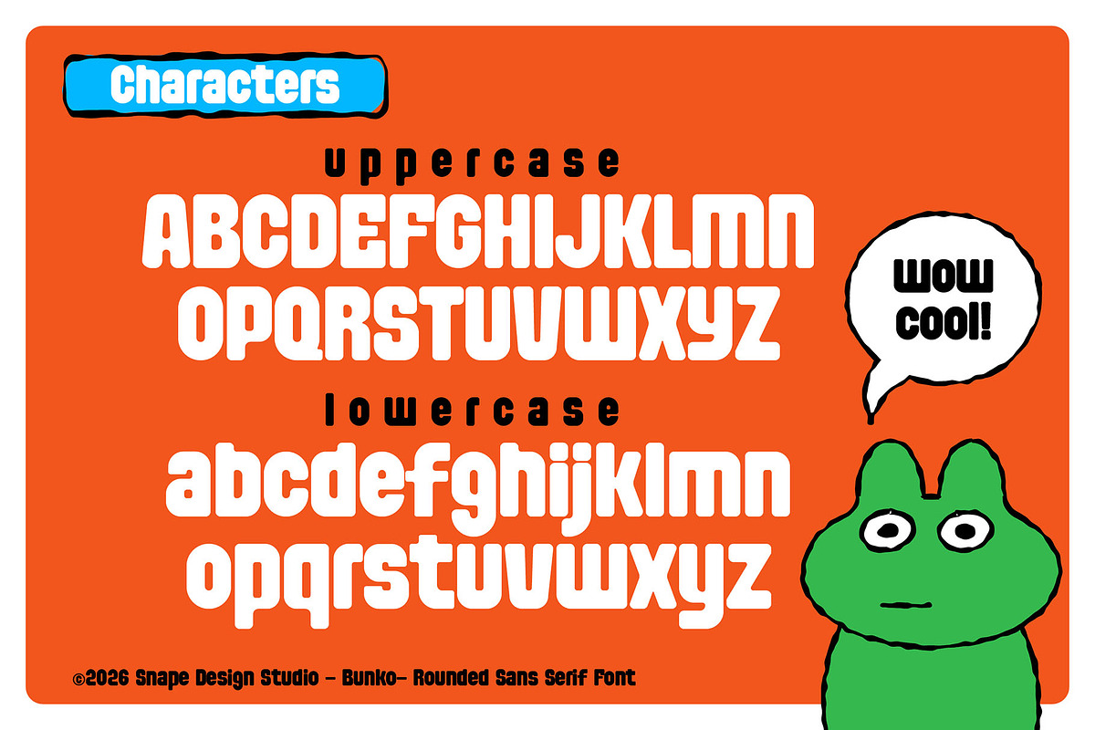 Bunko - Rounded Sans Serif Font, a Sans Serif Font by Snape Design Studio (Photo 3 of 12)