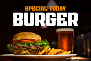 Burger Crunchy, a Sans Serif Font by QR Design Studio (Thumbnail 5 of 8)