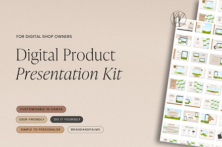 Canva Kit for Digital Shop Owners, a Presentation Template by Brand & Palms