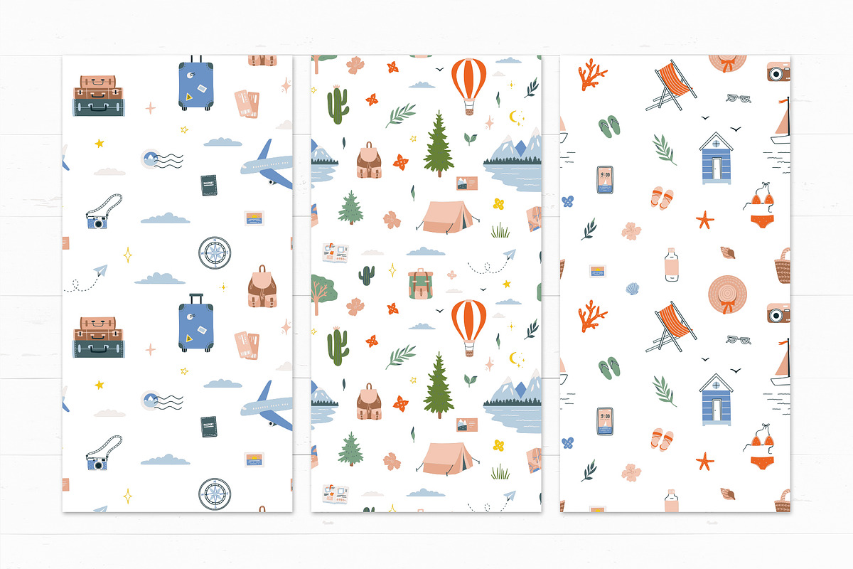 Travel Illustrations & Patterns, an Illustration by Redchocolate (Photo 7 of 9)