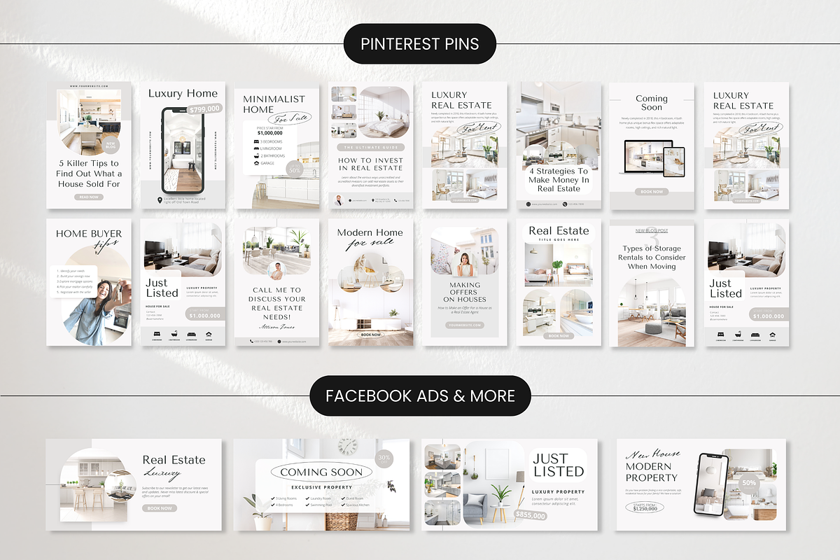 Real Estate Marketing Templates Kit, a Marketing Template by DigiPax (Photo 7 of 10)