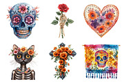 Day of the Dead PNG, an Illustration by SinaCreation (Thumbnail 2 of 5)