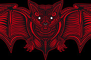 VAMPIRE, an Animal Illustration by Bakhtiozin art graphic (Thumbnail 3 of 4)