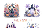 Cute & Spooky Watercolor Halloween, a Pattern Graphic by Deckar_art (Thumbnail 5 of 5)