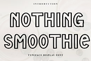 Nothing Smoothie, a Script Font by FreshTypeINK (Thumbnail 1 of 8)