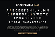 Champsville, a Sans Serif Font by Liszar Inzani (Thumbnail 2 of 11)