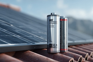 Boot Battery on Solar Panel Roof Cle, a Photo by Pixeness Studio