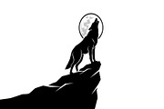 40 Wolf Moon Silhouette Vector Bundl, an Illustration by Amazin_art (Thumbnail 19 of 41)