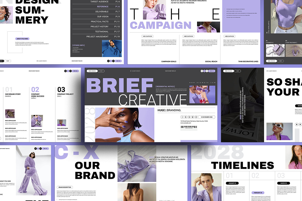 Creative Brief Presentation Template, a Presentation Template by TemplateFolio-Shop (Photo 3 of 11)