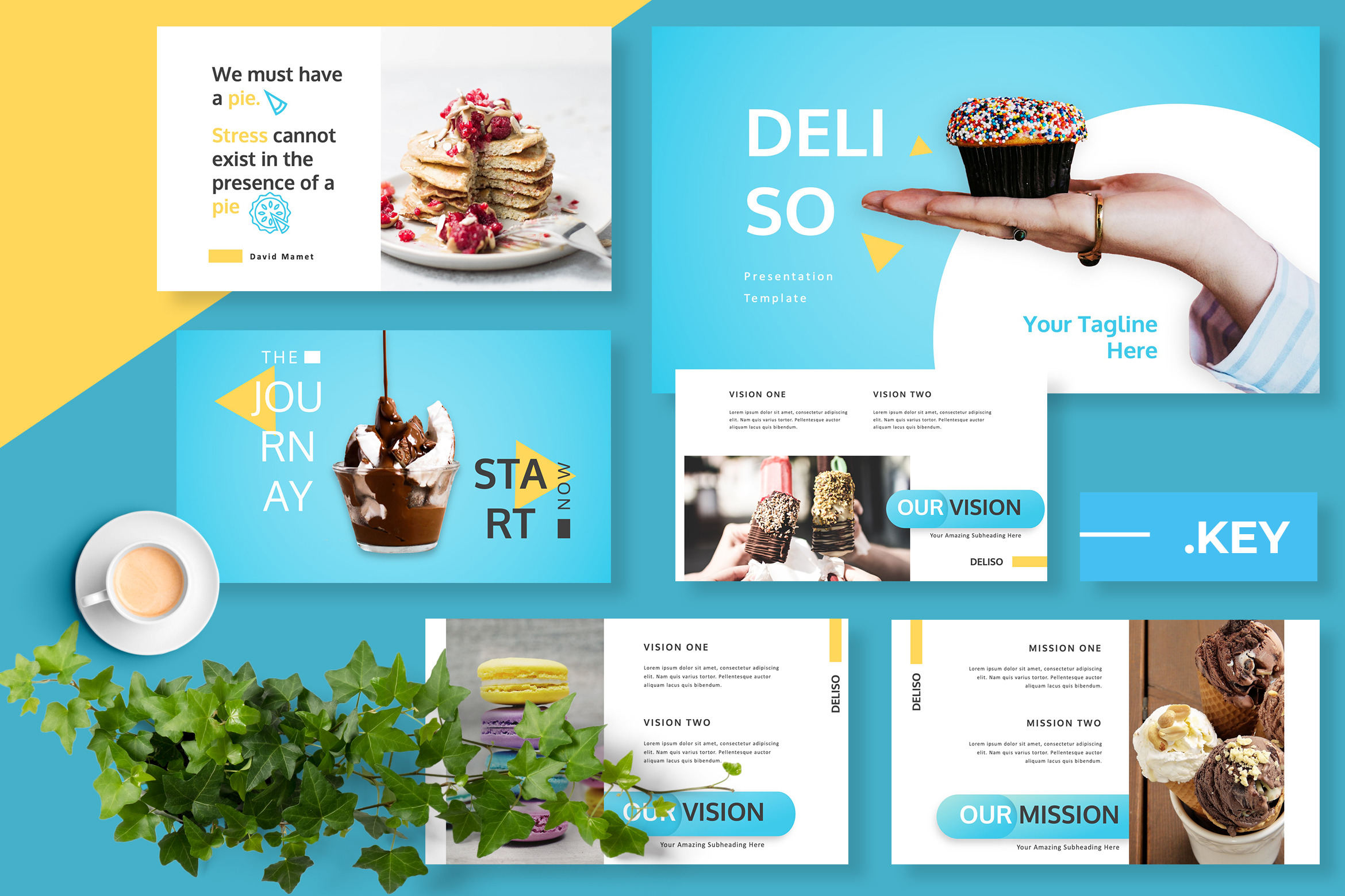 Deliso Keynote Presentation, a Presentation Template by TMint Creative