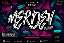 Merden Graffiti Font
