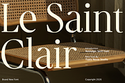 Le Saint Clair - Beauty Nostalgic, a Serif Font by Typia Nesia (Thumbnail 1 of 12)