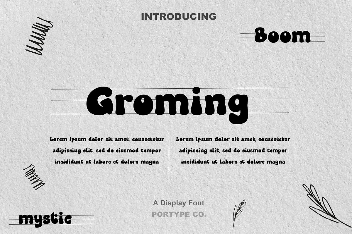 Groming Font - Luxury, a Blackletter Font by portype (Photo 1 of 5)