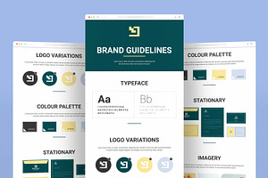 Brand Mood Board Layout, a Landing Page Template by ContestDesign