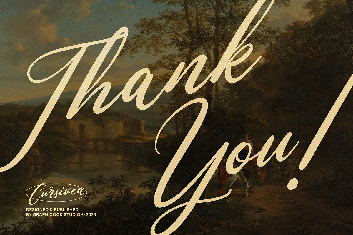 Cursivea, a Script Font by graphicook (Photo 10 of 10)