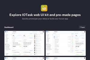 IOTASK - Project Management UI Kit