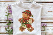 Crochet Lace Patchwork Gingerbread, an Illustration by CraftArtStudio (Thumbnail 3 of 4)