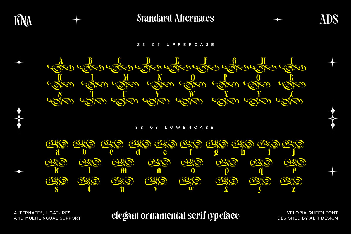Veloria Queen Typeface, a Serif Font by alit design (Photo 14 of 20)