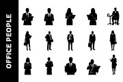 Office People Silhouette Collection, a Person Illustration by nandinigraphics (Thumbnail 1 of 3)