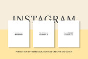 50 INSPIRING INSTAGRAM TEMPLATE, a Social Media Template by RB Boutique (Thumbnail 3 of 8)