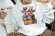 Whimsical Valentine s Day Cat Clipar, an Illustration by Sublimation Artist (Thumbnail 4 of 6)