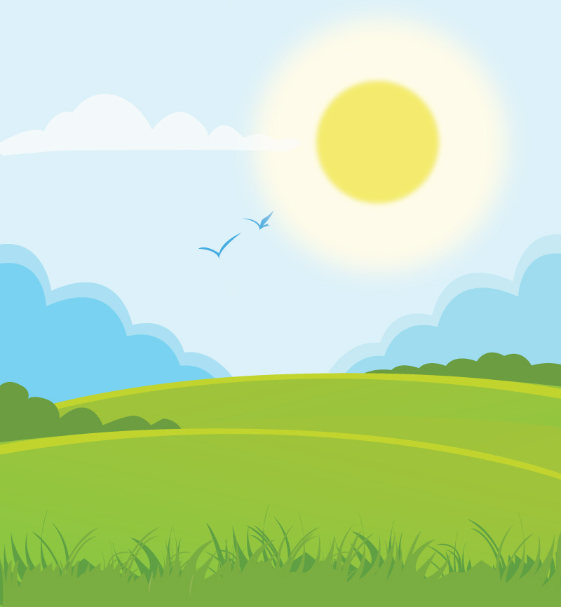 Sunset, an Education Illustration by Vectorwins Premium Shop