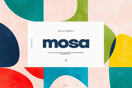 MOSA Abstract Posters, a Texture Graphic by NKate