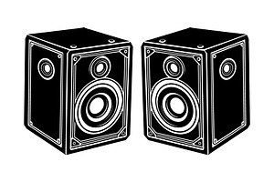 Audio speaker, an Icon by Mark1987