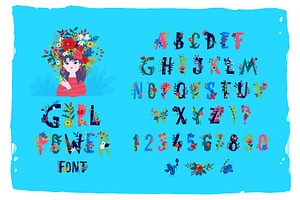 Two Beautiful Alphabet. Vector!