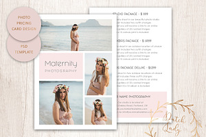 PSD Photo Price Card Template 24