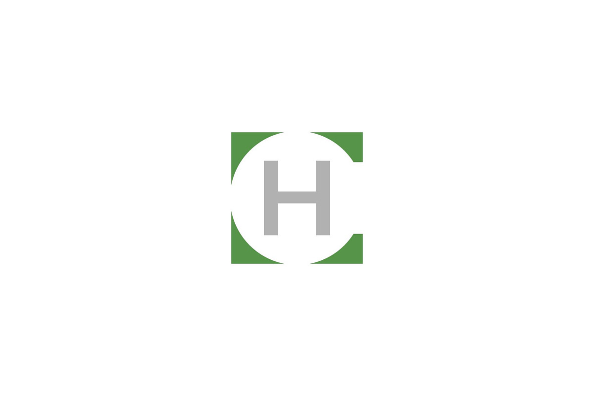 HC initial logo, a Branding & Logo Template by ZHR Creative
