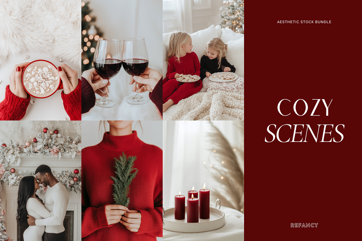 90 Christmas Stock Photos Bundle, a Holiday Photo by Refancy (Photo 4 of 11)