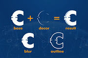 New Coin font, a Symbol Font by Fractal fonts & graphics (Thumbnail 3 of 3)