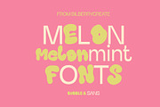 Melon & Mint – A Fresh Font Duo, a Sans Serif Font by BilberryCreates (Thumbnail 1 of 15)