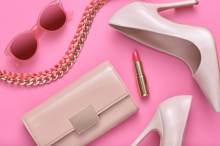 Fashion design woman accessories set minimal art stock photo containing, a Beauty & Fashion Photo by iBear