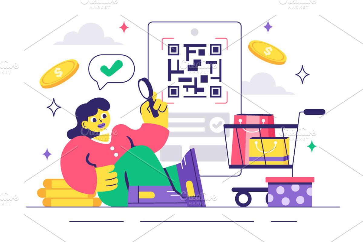 10 Mobile Payment Illustration, a Finance Illustration by denayunebgt (Photo 4 of 4)